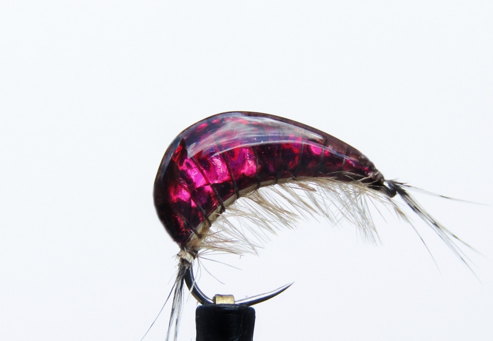 Gaga Gammarus Purple #10 Shrimp Fishing Fly Also Called Scud Fly